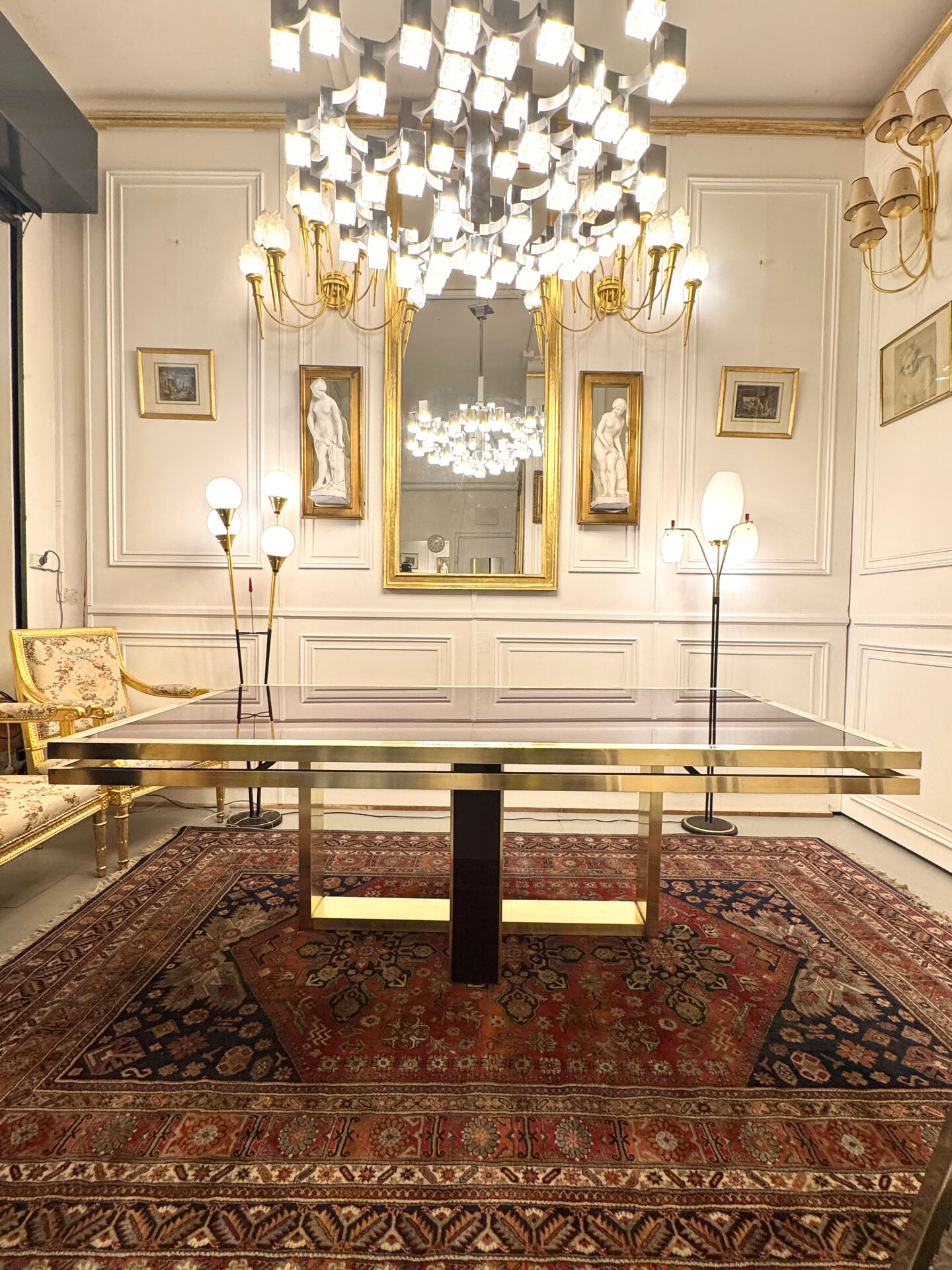 Table de salle à manger/d'entrée Sinopoli années 1970
