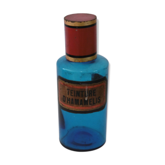 Pharmacy blue tincture of witch hazel pot