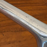 Organic-shaped cast aluminium candlestick