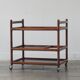 Mid-Century Modern Danish Serving Trolley in Rosewood by Henning Korch for