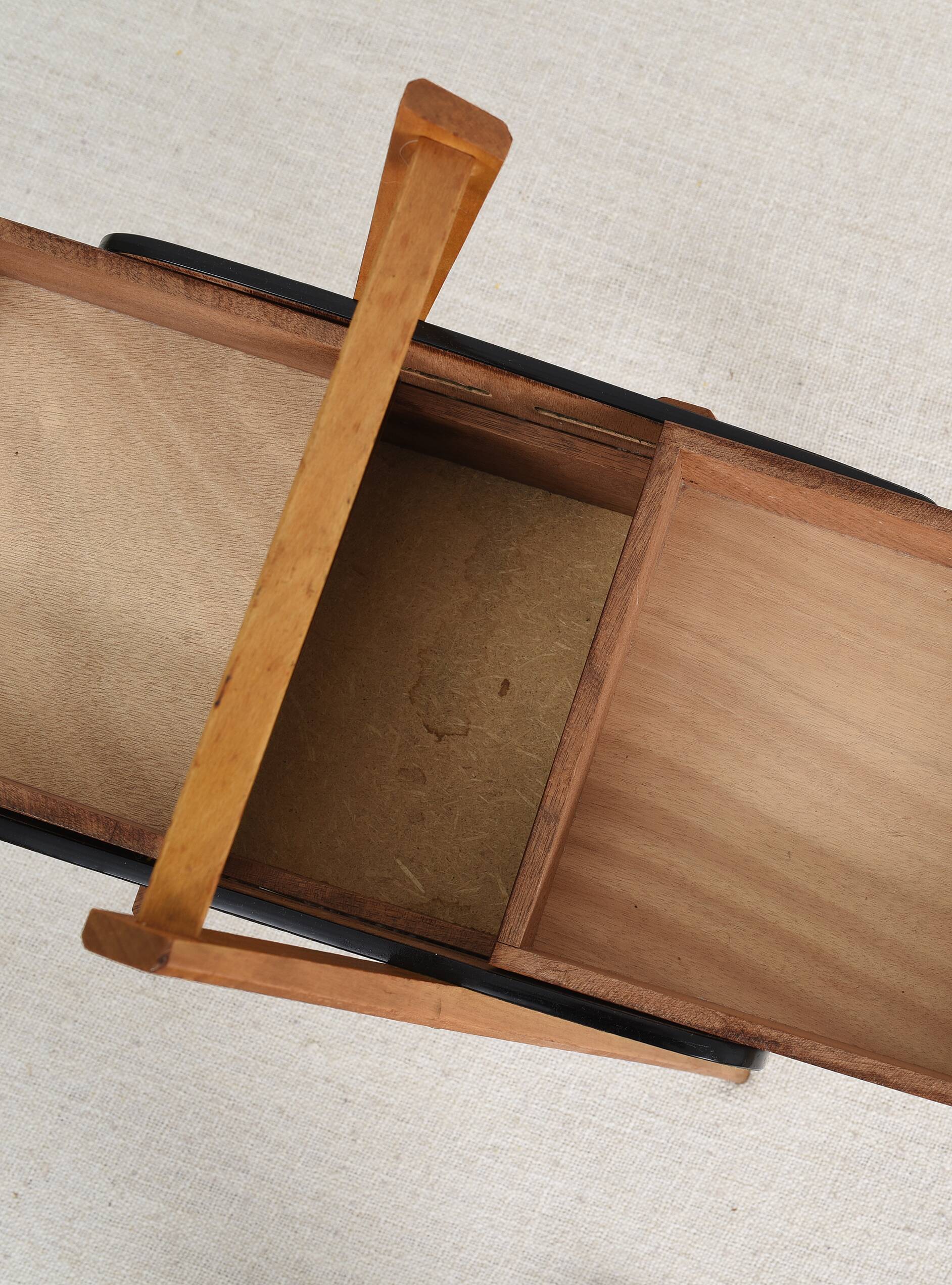 Old sewing box, worker, vintage 1950s
