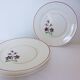 4 assiettes plates vintage de la manufacture de Salins 210636