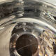 Large transparent crystal vase by John Roda