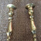 Copper candlesticks