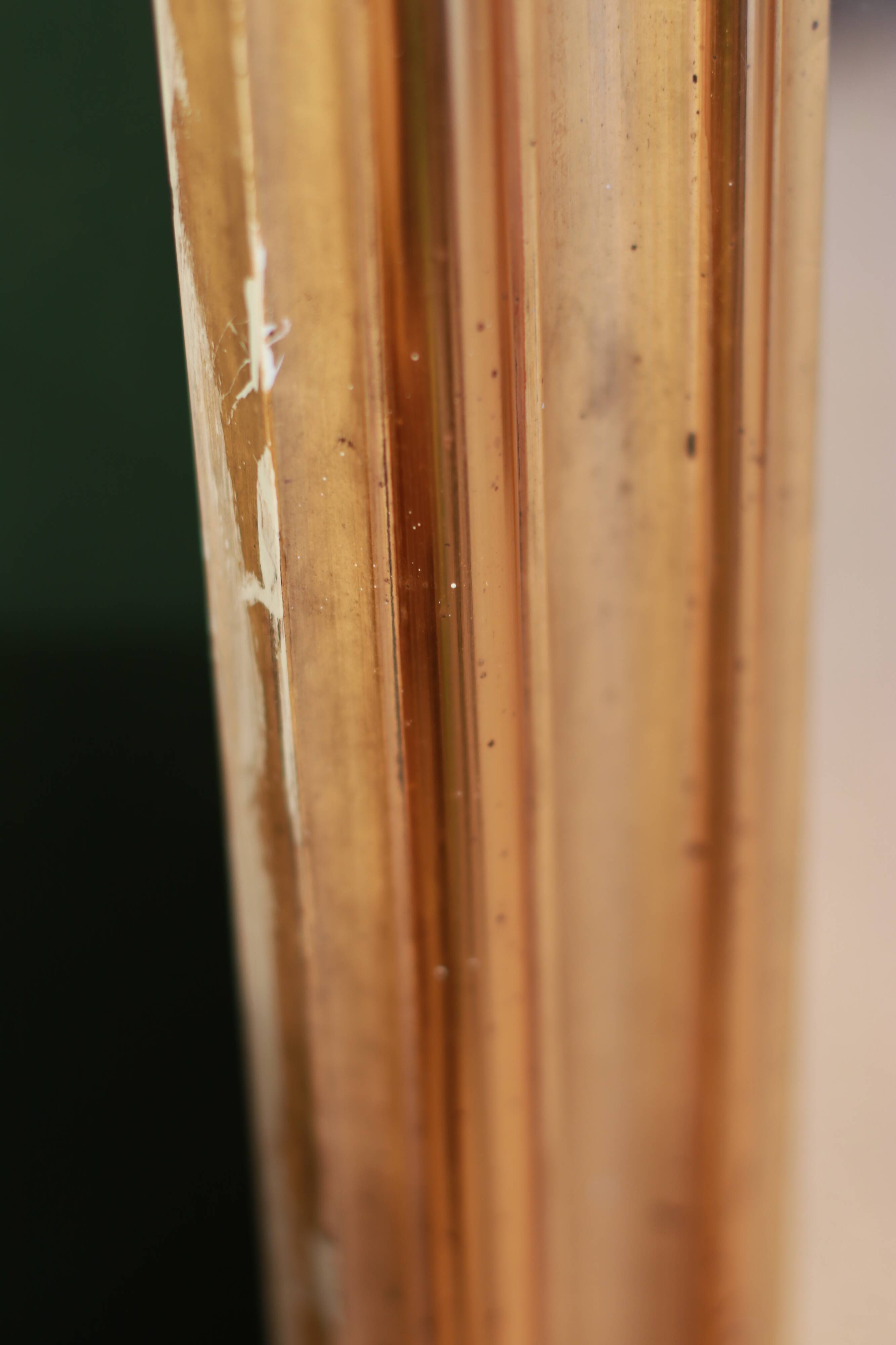 Very large Louis Philippe golden mirror