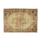 Tapis vintage anatolien fait main 253 cm x 181 cm