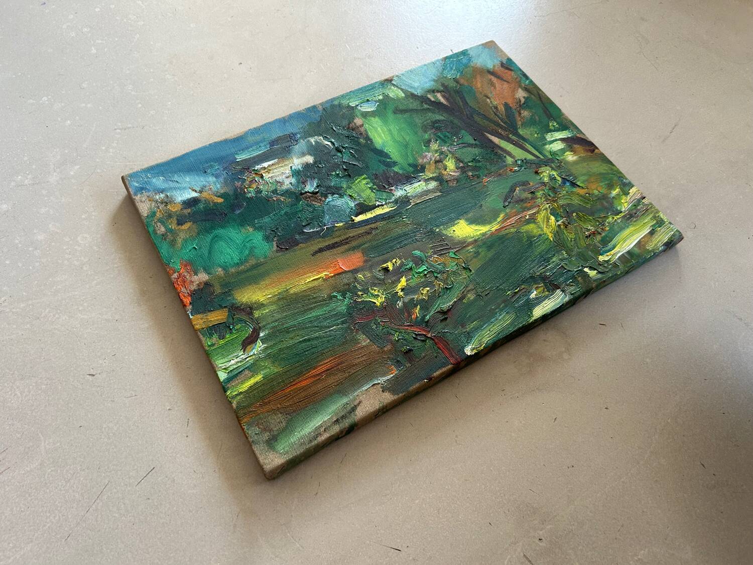 Tableau, huile sur toile