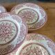14 Antique English Dinner Plates
