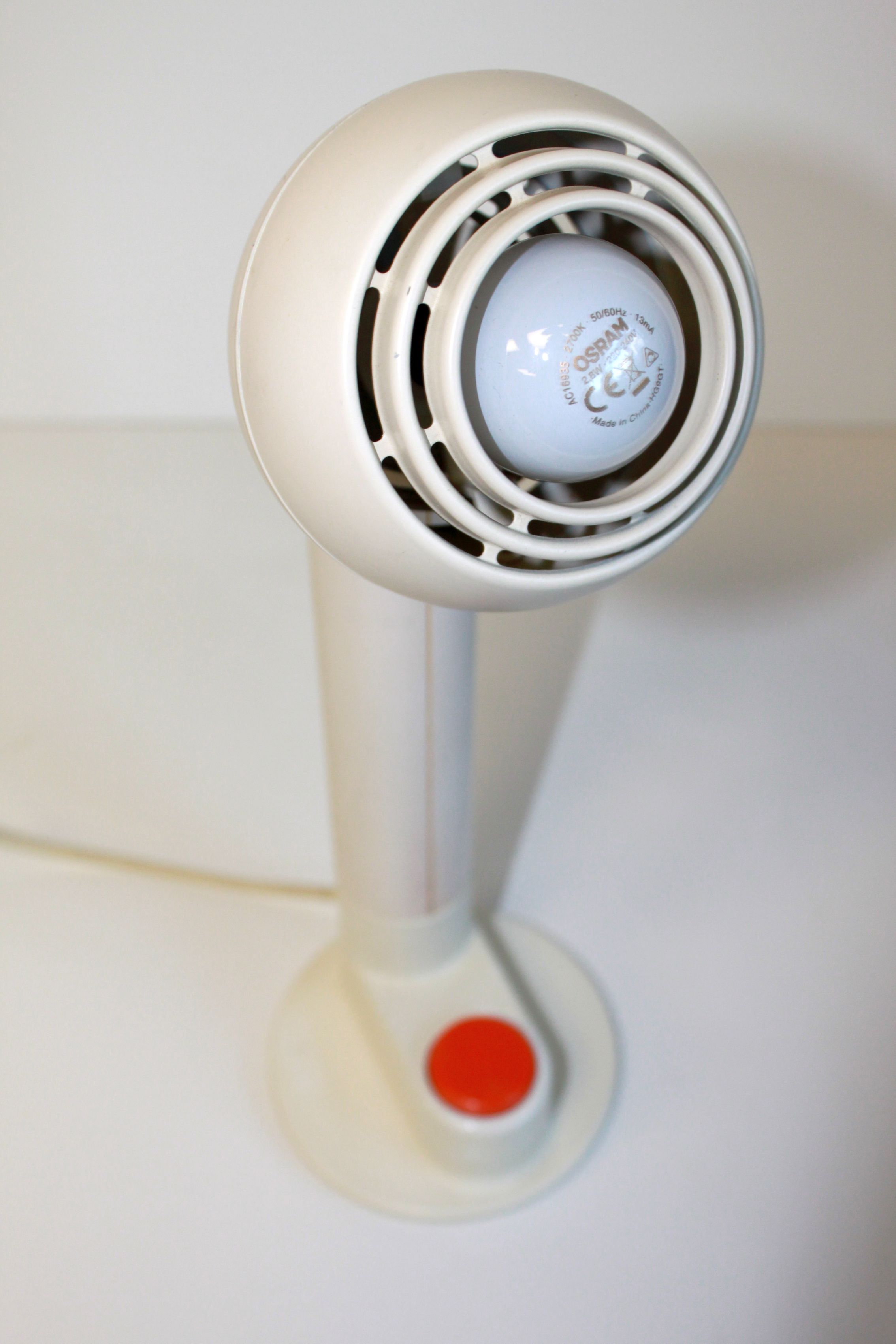 Concentra Aglio desk lamp by Schlagheck Schultes for Osram, 70s.