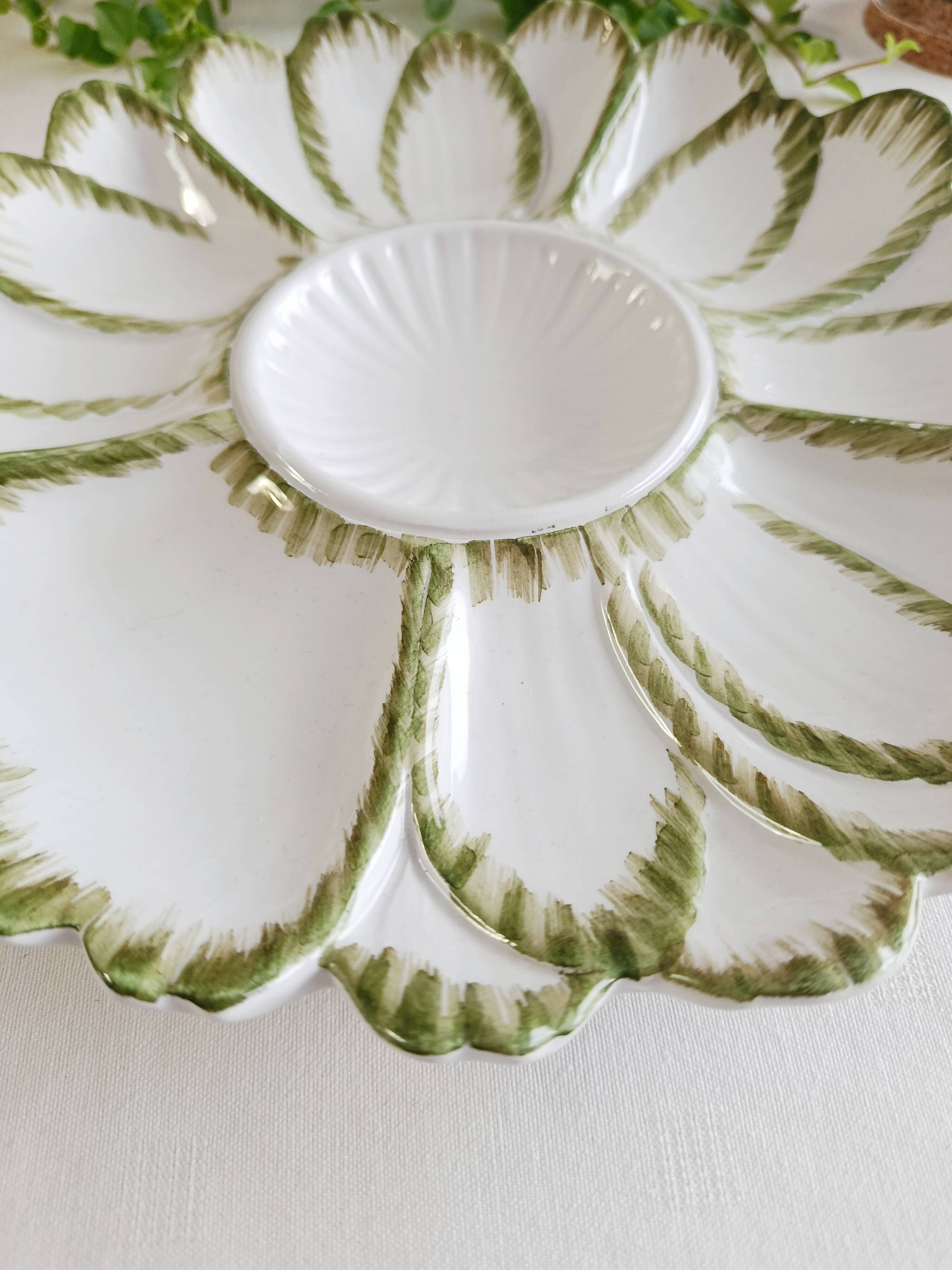 Artichoke plate in Italian ceramic