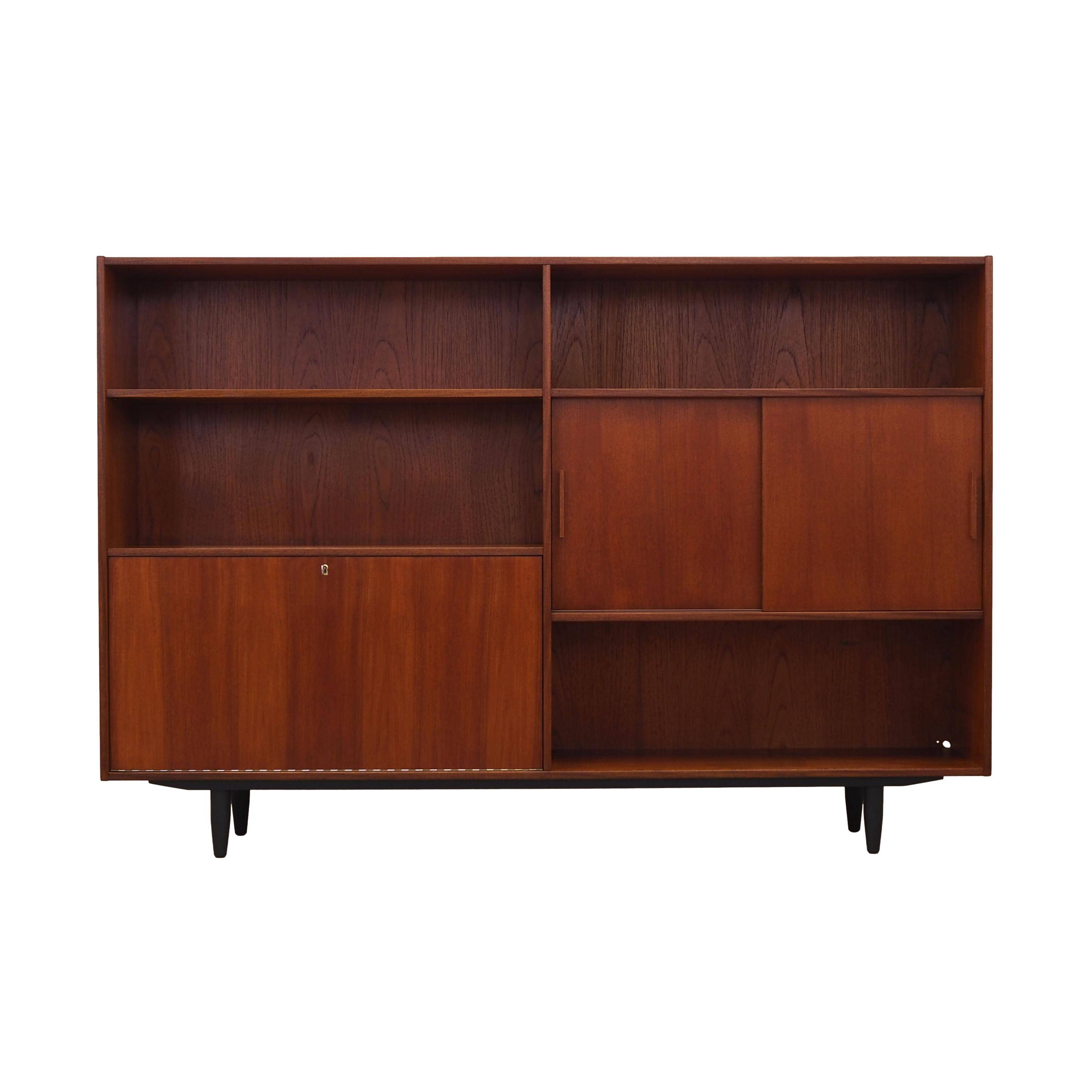 Teak bookcase, Danish design, 1970s, production: Denmark