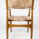 Teak chair with armrests 60s