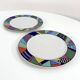 Set of 2 serving plates Metropol by Barbara Brenner for Rosenthal, 90