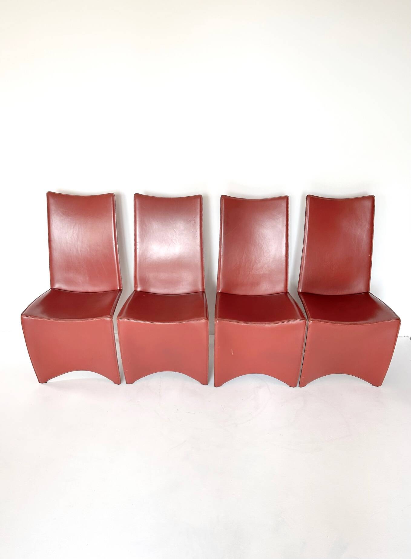 4 chaises "Ed Archer" , Philippe Starck, Driade, 1980's