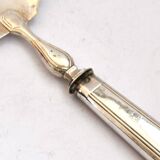 Art deco pie server in openwork silver metal - goldsmith armand frenais 1910-1920