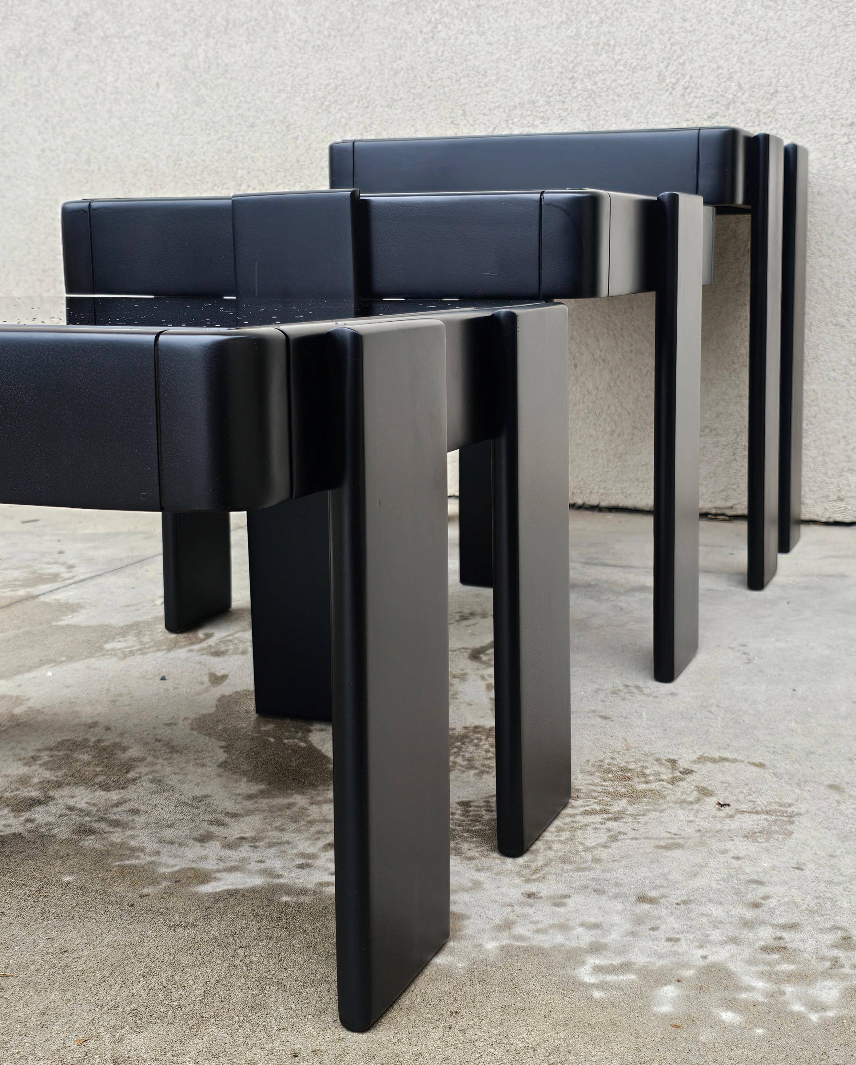 Nestable tables from the mid-century by Gianfranco Frattini 1960s