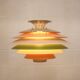 XL Colourful Pendant Lamp: Danish Mid-Century Modern by Formlight Design -