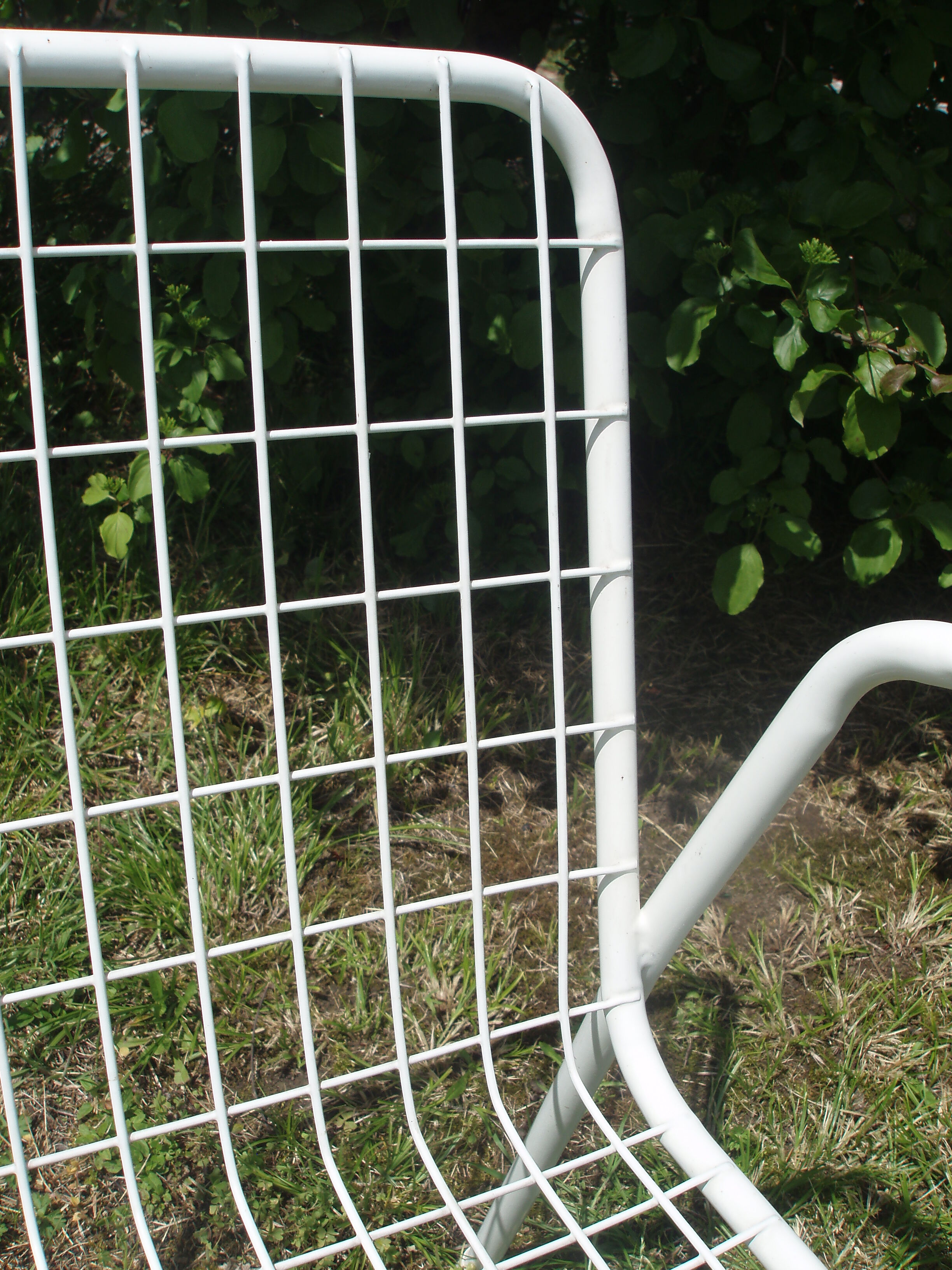 Series of 4 garden armchairs vintage signed EMU model Rio