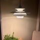 Vintage Danish pendant in style of Louis Poulsen