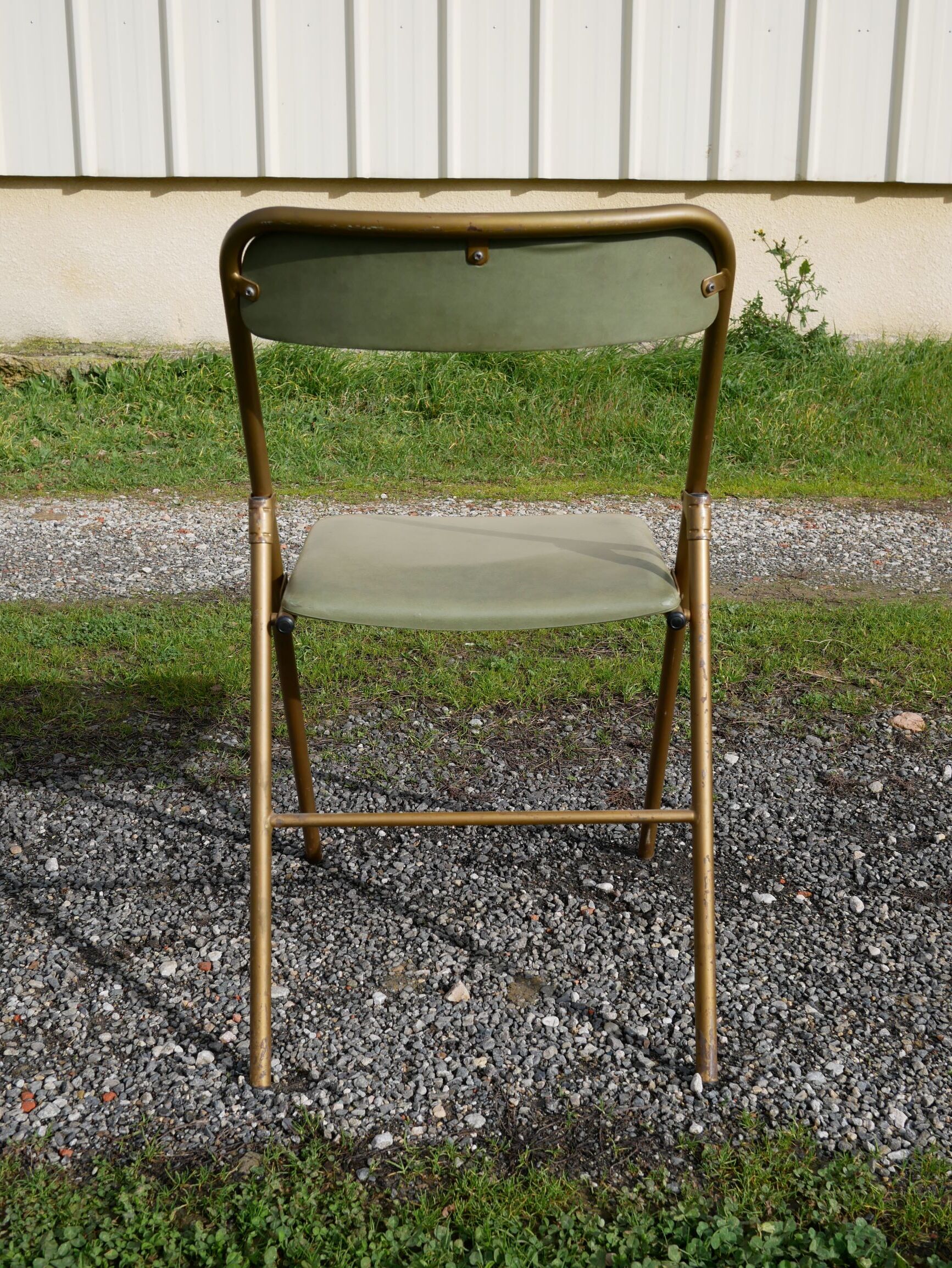Chair folding vintage 'Fold chair' by Soudex Vinyl Selency