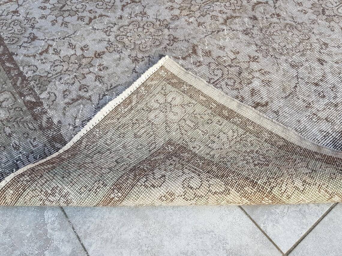 Turkish Handmade Vintage Tribal Rug sku v512