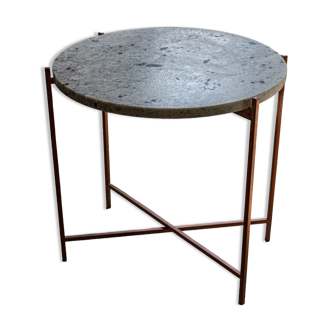 white granite table