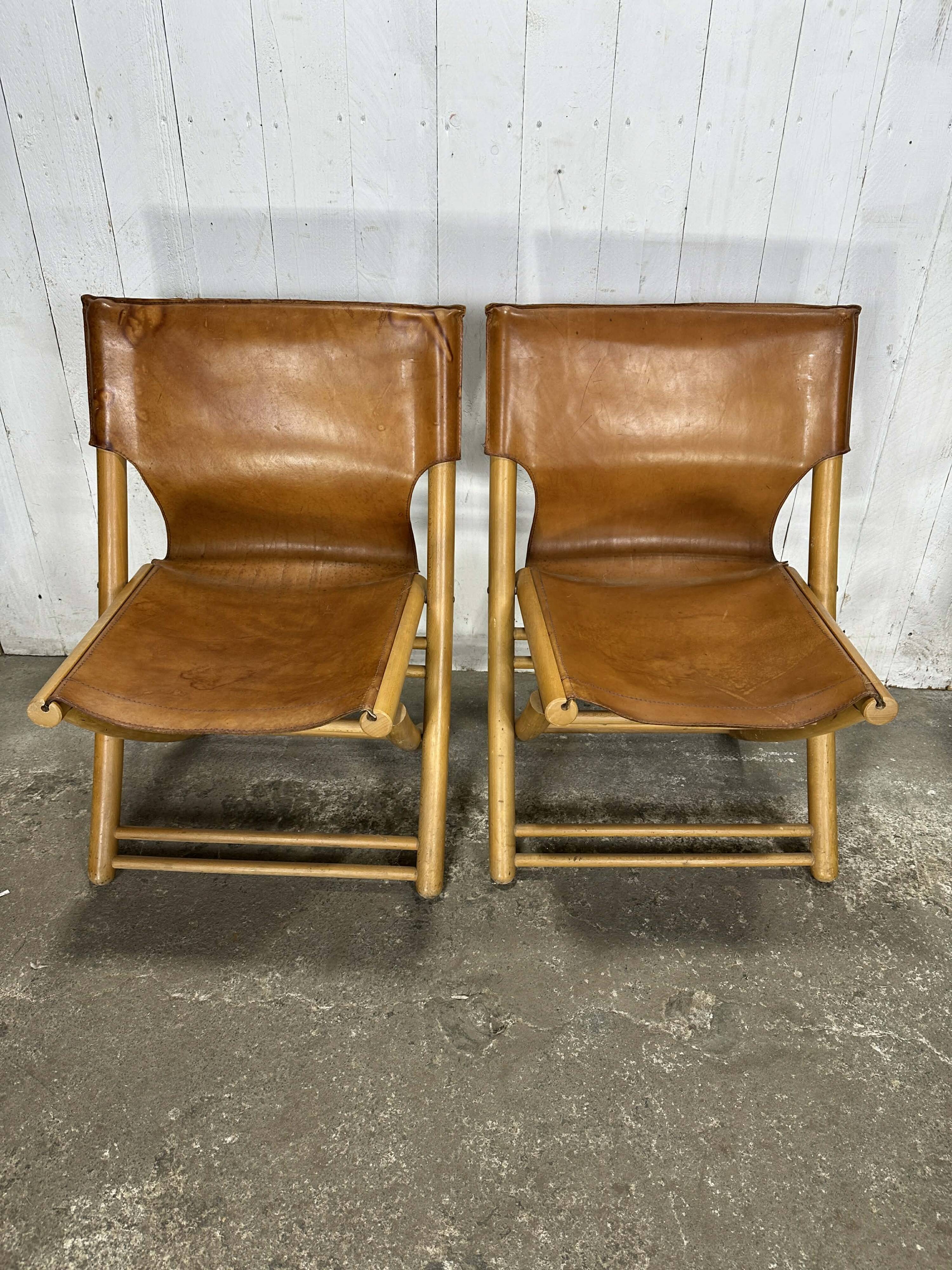 Chaise safari ancienne