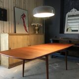 Scandinavian table with extensions-60 's