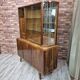 Highboard with crystal glass panels – unique, after renovation