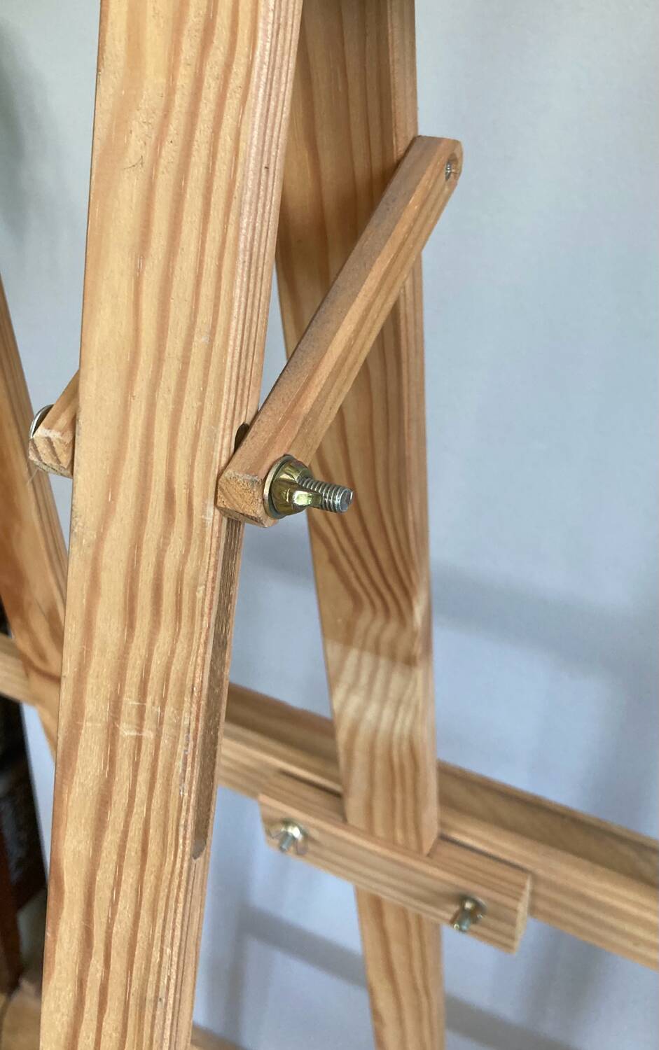 20th century solid pine painter's easel