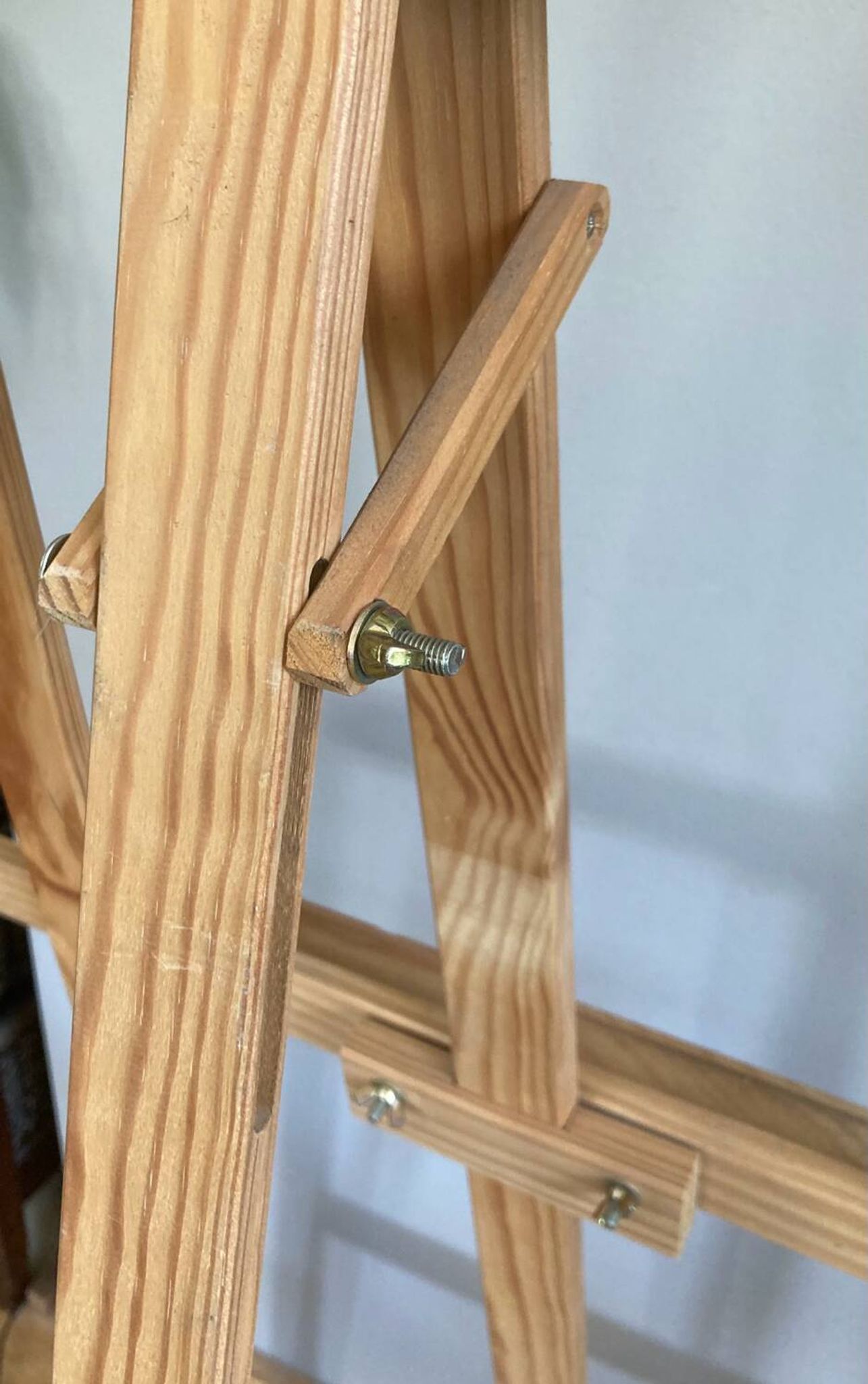 20th century solid pine painter's easel
