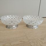 Set of 2 crystal cups