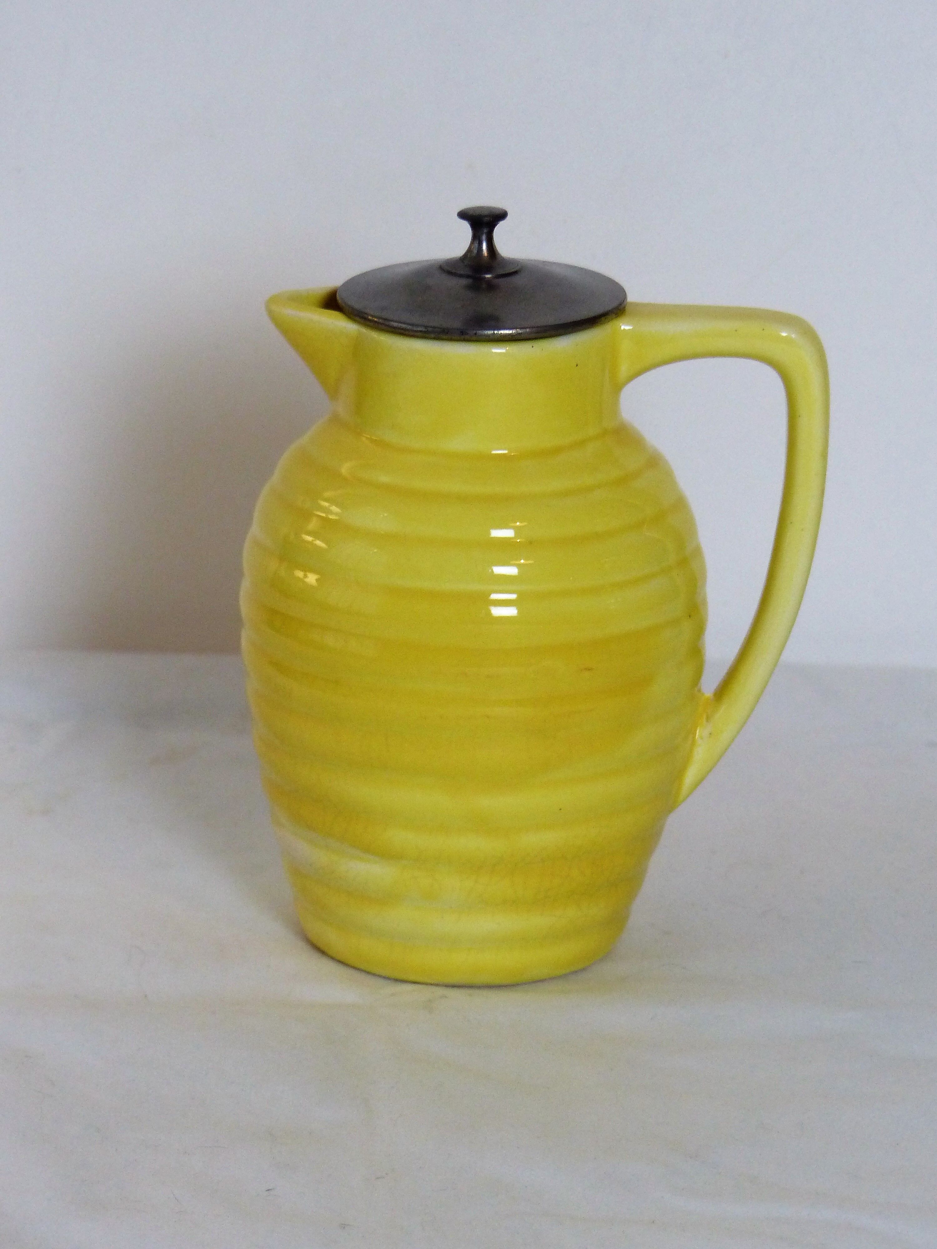 Vintage earthenware pitcher