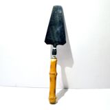 Vintage bamboo and stainless steel pie shovel Ethnic decoration