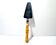 Vintage bamboo and stainless steel pie shovel Ethnic decoration