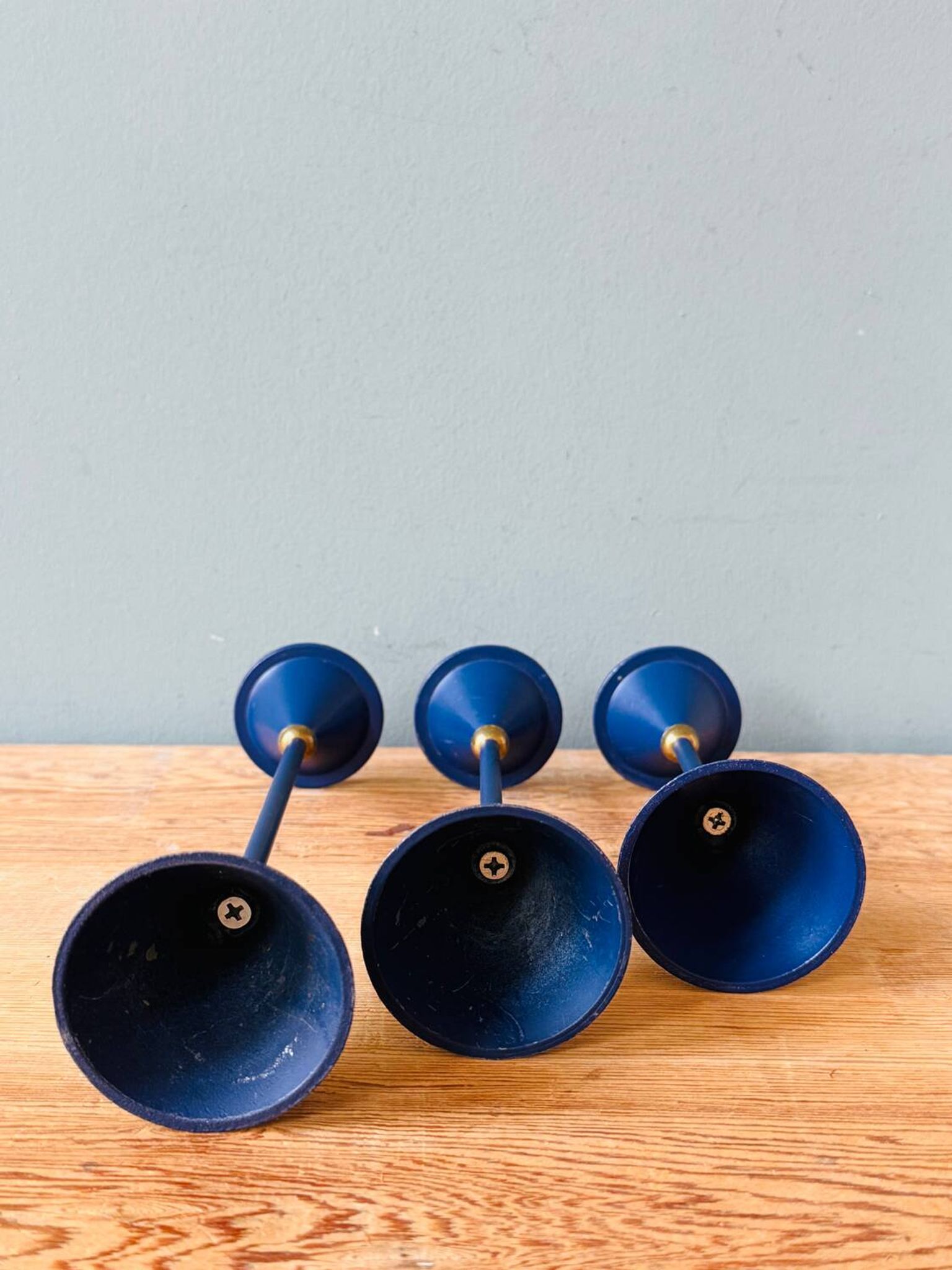 3 candle holders / chandeliers Memphis postmodern