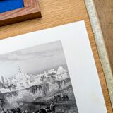 Jerusalem, Vintage engraving, printed in 1841.