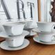 6 tasses et soucoupes à thé