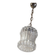 Suspension baladeuse en verre et métal doré - années 60/70
