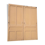 Paire de portes coulissantes 100.8x234cm anciennes