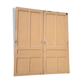 Paire de portes coulissantes 100.8x234cm anciennes