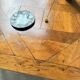 1940 marquetry oak coffee table
