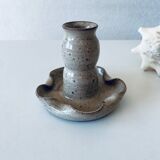 Ceramic candle holder signed Vallauris