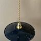 Suspension industrielle noire ancienne D24cm