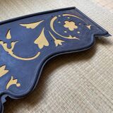 Wrought iron transom/pediment