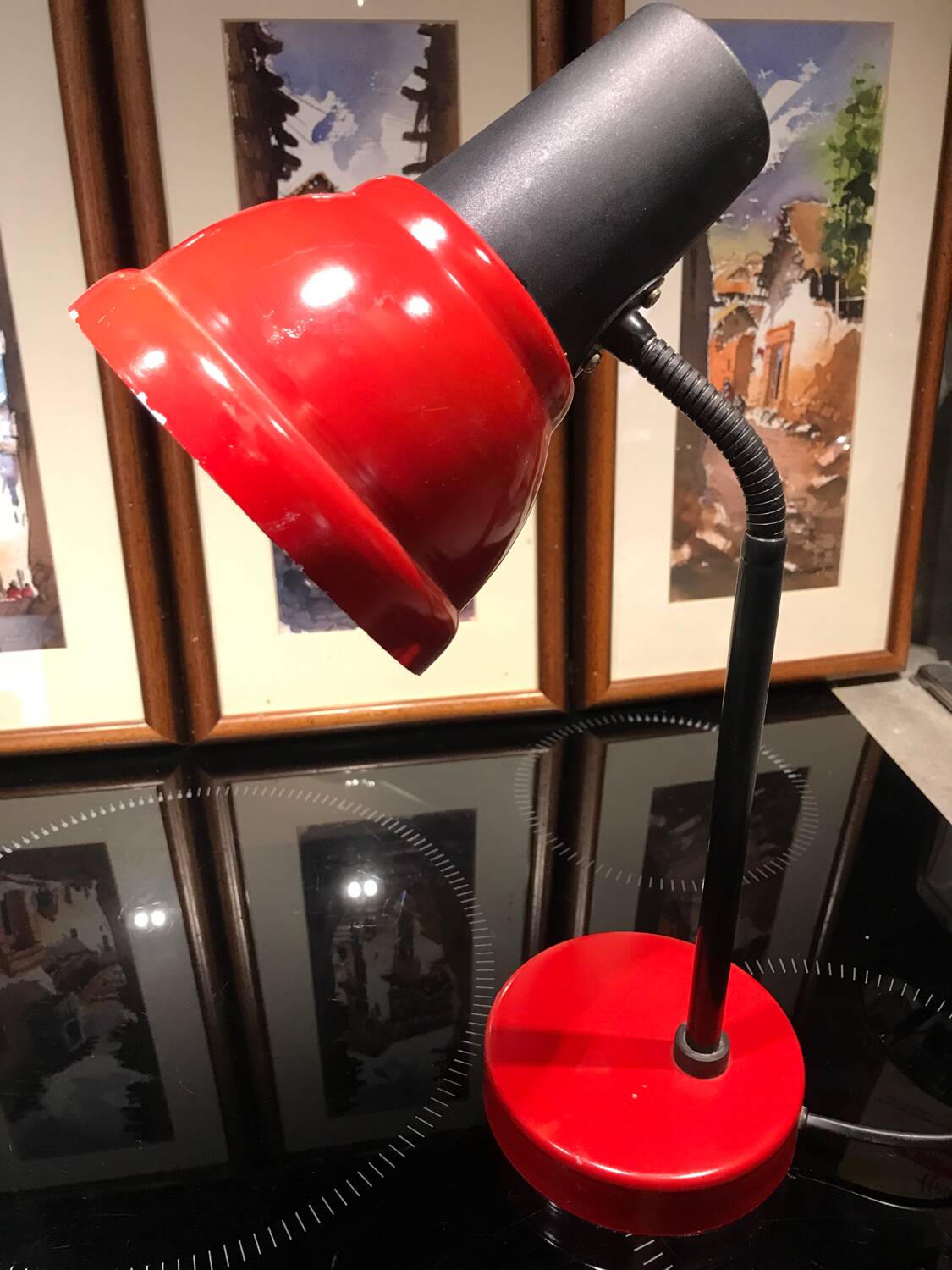 Massive 70s desk lamp