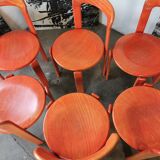 Set of 6 rey chairs by bruno rey for kusch and co