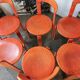 Set de 6 chaises rey par bruno rey pour kusch and co
