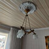 Bronze chandelier cherubs 3 fires , cherubs ( putti )