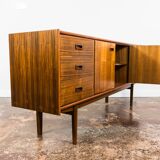 Vintage Walnut Sideboard By Bfm, 1960s, Poland